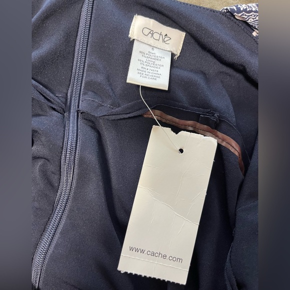 NWT Cache Paisley Wide Leg Jumpsuit Size 6 - Picture 11 of 13